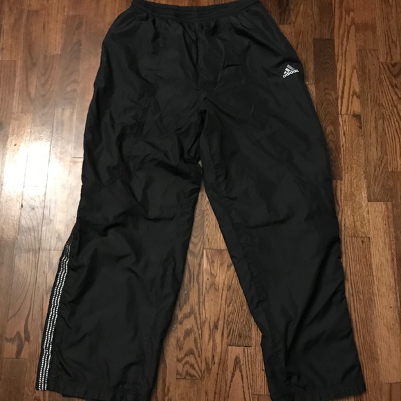 adidas Other - 🌵Vintage Black Adidas Windbreaker  Pants SZ L